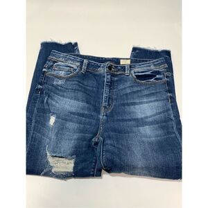 Bridge By Gly Curvy High Rise Ankle Skinny Jean Size 31